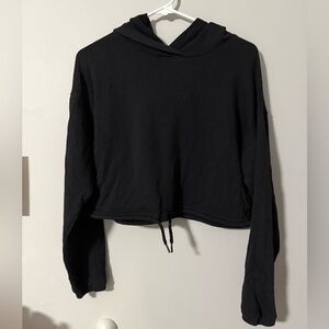 SWS/Active Black Cropped Hoodie